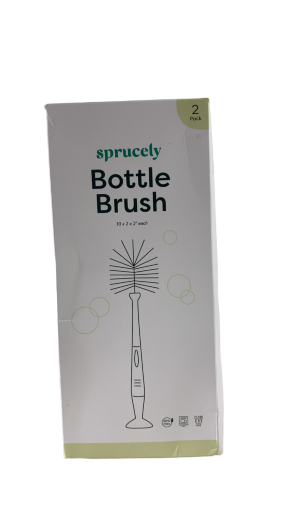 Sprucely Bottle Brush 2pack. White Grey Online Sale