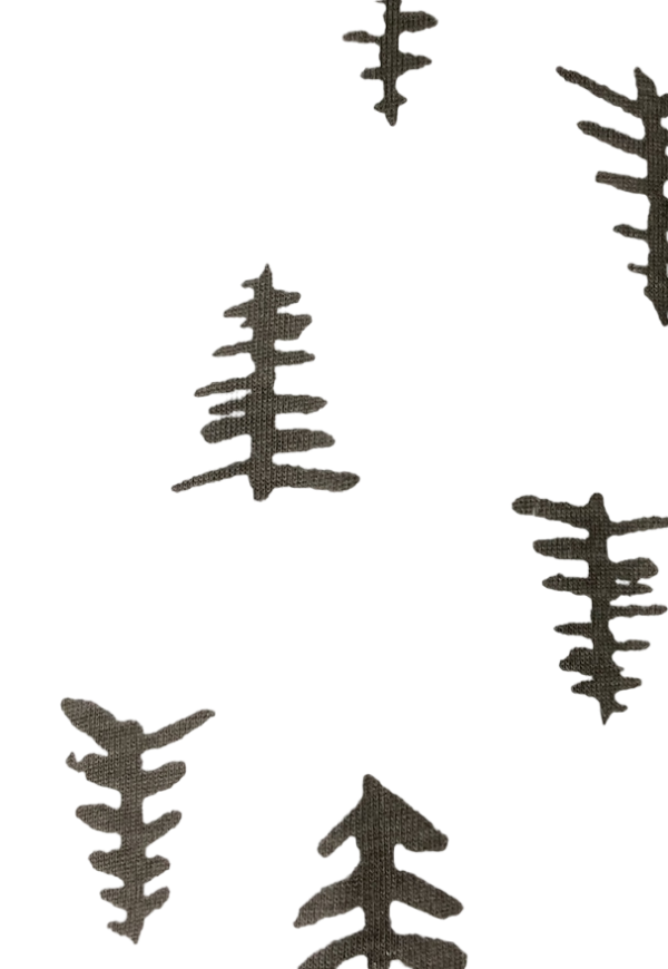 Burt s Bees Baby Crib Sheets, 2 pack, Pine Forest & Stripe Hot on Sale - Image 3