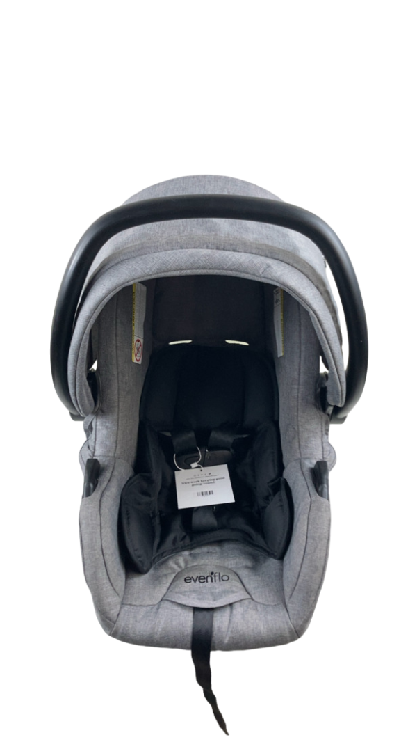 Evenflo Litemax Sport Infant Car Seat, 2021, Graphite Grey Fashion - Image 2
