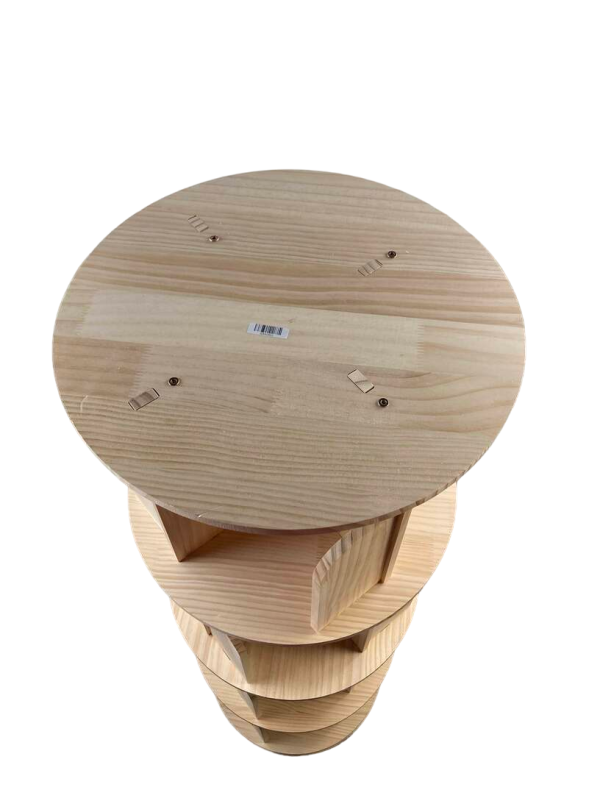 4 Tier Rotating Bookshelf Cheap - Image 2