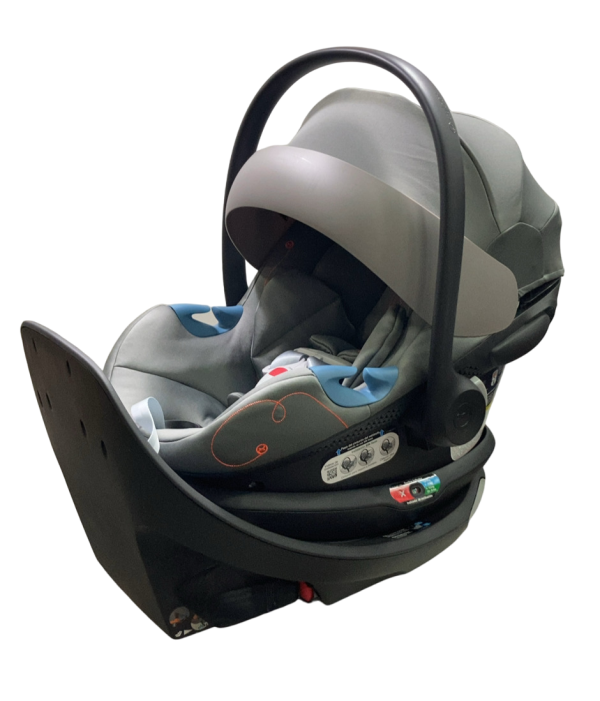 Cybex Aton G Swivel Infant Car Seat and Base, 2023, Lava Grey For Sale