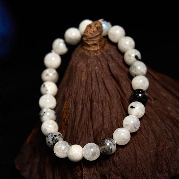 Buddha Stone Rainbow Moonstone Harmony Bracelet Online Hot Sale - Image 5